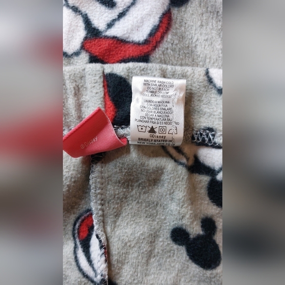 Disney Santa Mickey Mouse Fleece Lounge Pajama Pants Size XL Christmas Bottoms - Picture 5 of 7